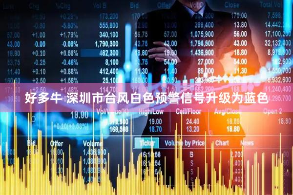 好多牛 深圳市台风白色预警信号升级为蓝色